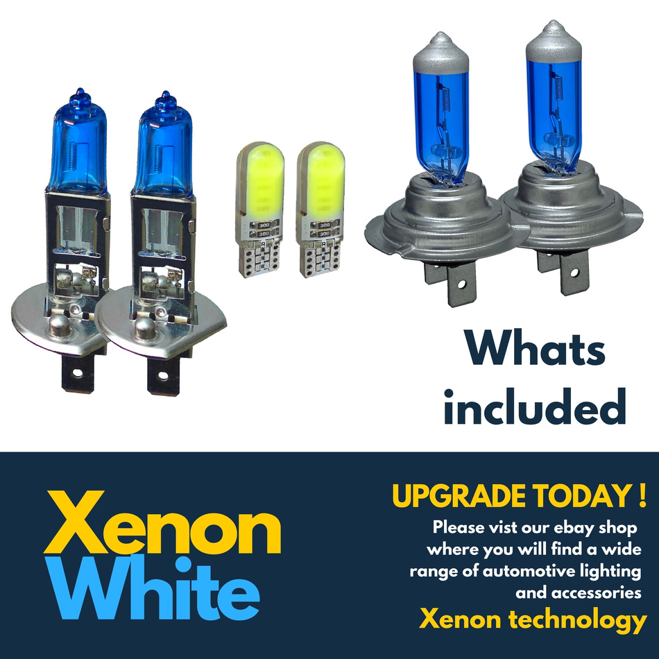 Fits Peugeot 207 Headlight Bulbs 0616 Hid Xenon White 100w Led Side